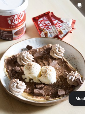 Crepa de KitKat